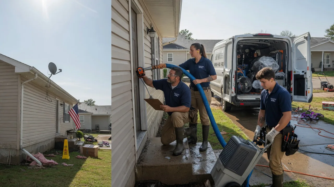 Ceiling Water Damage Restoration in Boonville, IN near me